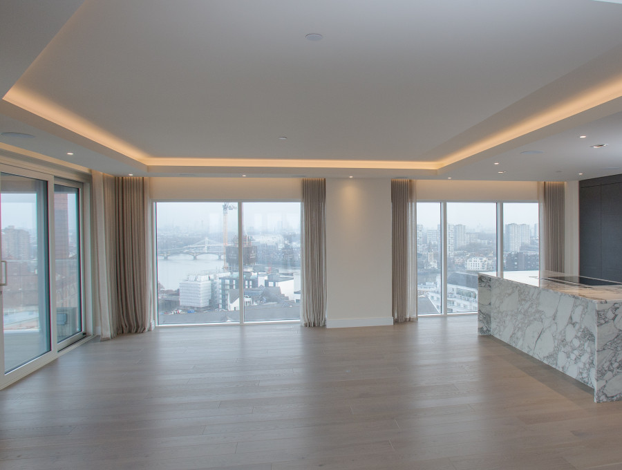 Contemporary Apartments London Curtains Made to Measure Blinds